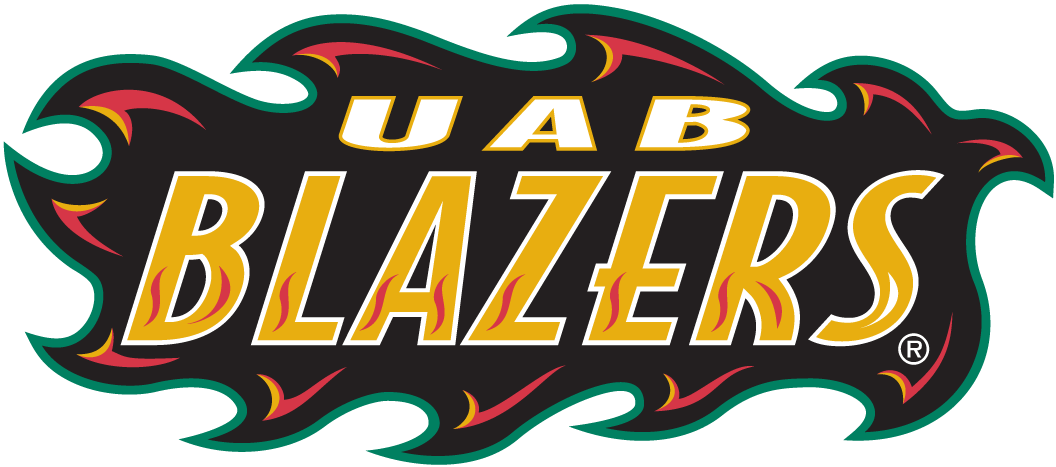 UAB Blazers 1996-2014 Wordmark Logo vinyl decal